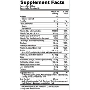 Metagenics MetaKids� Multi Soft Chews � Vitamins. Minerals. Phytonutrients | 60 Servings - The Oasis of Health