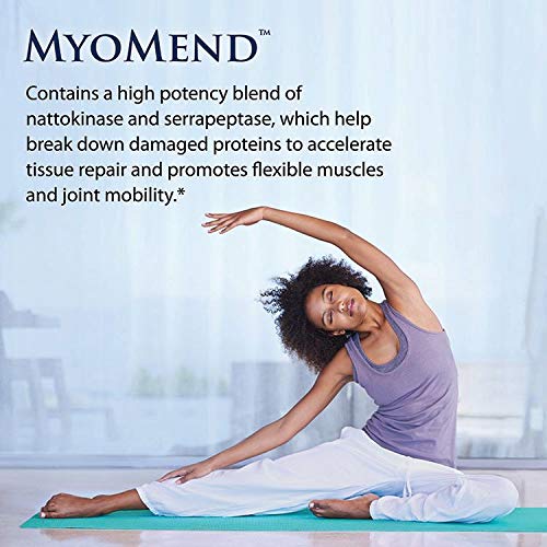 Enzyme Science Myomend, 60 Capsules  Muscle &amp; Joint Support  Formulated with Bromelain and Rutin  Enzyme Health Supplement  Vegan and Kosher