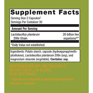 Metagenics UltraFlora� Intensive Care �Probiotic � Occasional GI Discomfort* | 60 Count - The Oasis of Health