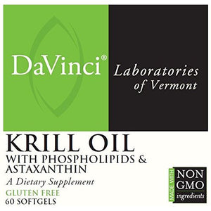 Davinci Laboratories Krill Oil - 60 Softgels - The Oasis of Health
