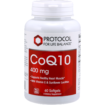 Protocol For Life Balance CoQ10 400mg 60 Softgels - P3198