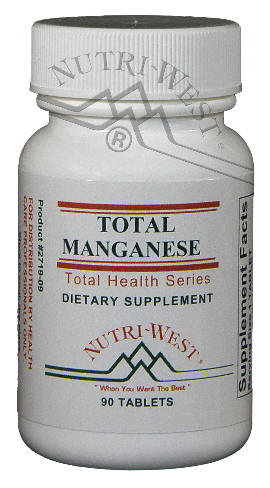 Nutri-West - Total Manganese - 90 Tablets - The Oasis of Health