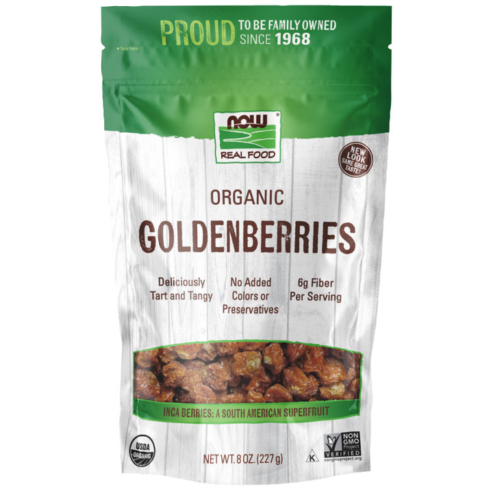 Now Real Foods GoldenBerries Organic 8oz - 5698