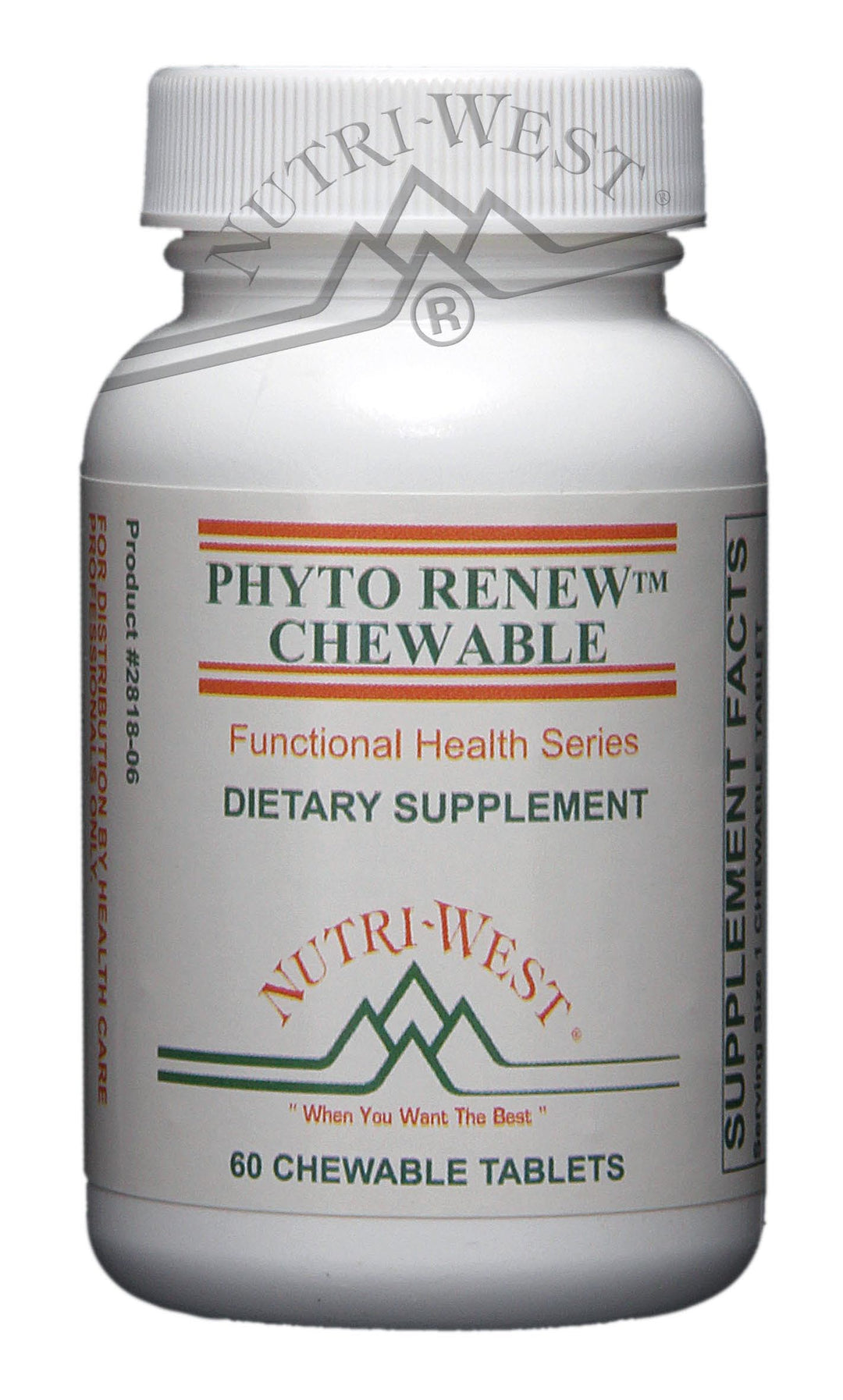 Nutri-West - Phyto Renew Chewable - 60 Chewable Tablets - The Oasis of Health