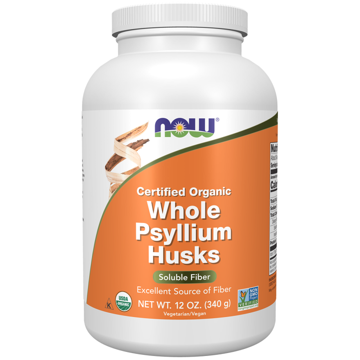 Now Foods Whole Psyllium Husks Organic 12oz - 5968