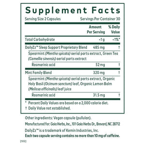 Gaia PRO Somni-Mint Rosmarinic Complex - The Oasis of Health