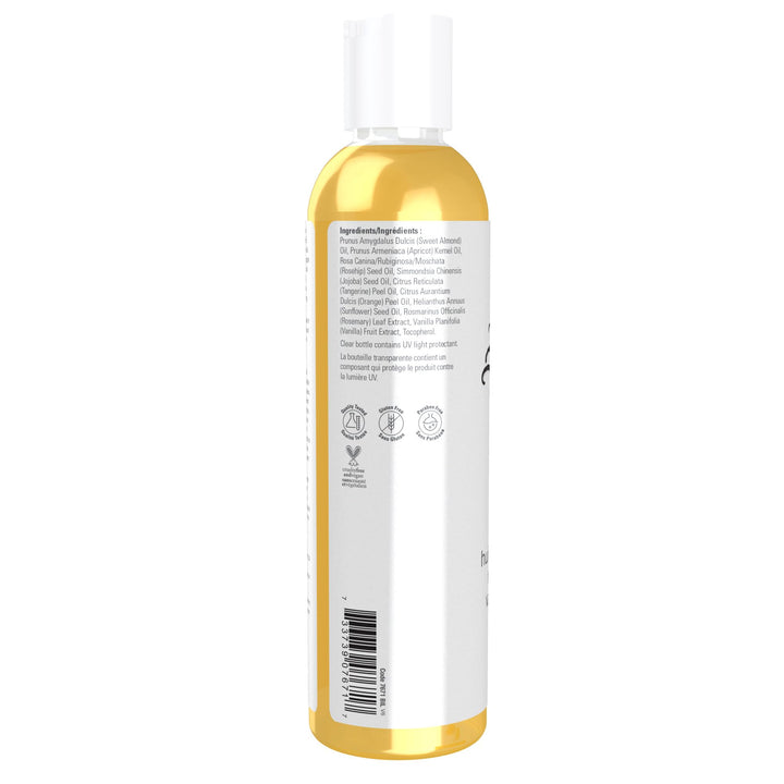 NOW Solutions, Refreshing Vanilla Citrus Massage Oil, Skin Rejuvenating Blend, Supple Skin, 8-Ounce