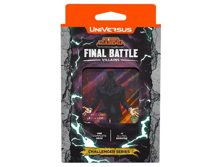 UniVersus My Hero Academia Final Battle Villains Challenger Series Deck | All for One &amp; Tomura Shigaraki | 60-Card Ready-to-Play Deck + Collector Booster Pack | UVS Games
