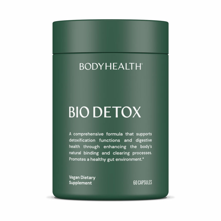BodyHealth Bio Detox 300mg - Zeolite &amp; Terra Clay Complex – Natural Detox Support with Fulvic &amp; Humic Acids for Gut Balance and Cellular Protection - 60 Capsules