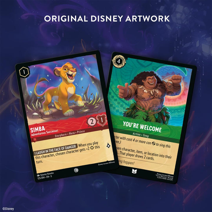 Ravensburger Disney Lorcana TCG: Shimmering Skies - Emerald &amp; Steel Single-Player Starter Deck | Engaging Gameplay | Over 200 Original Disney Artworks | Ideal for Ages 8+