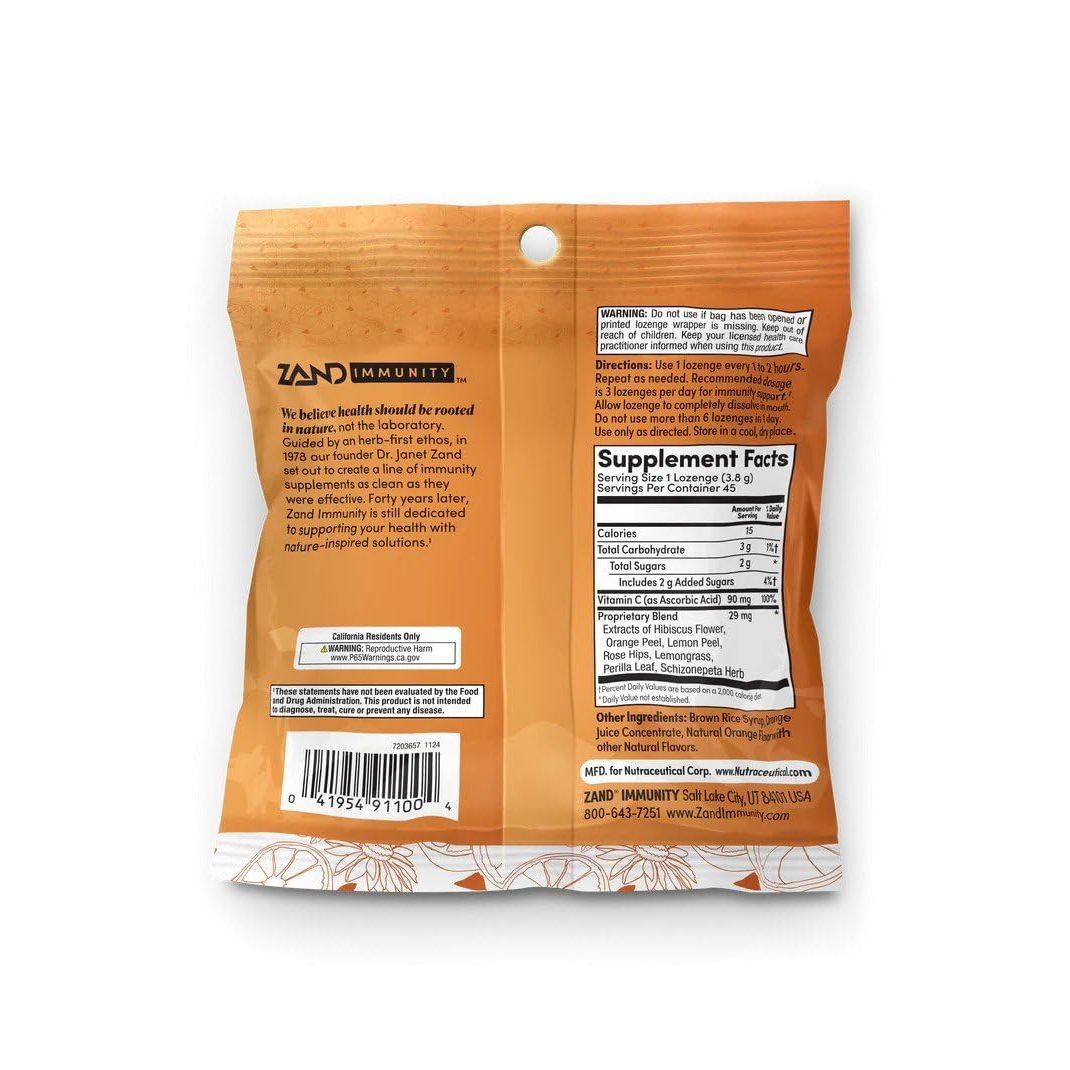 ZAND Orange C 45 Lozenge