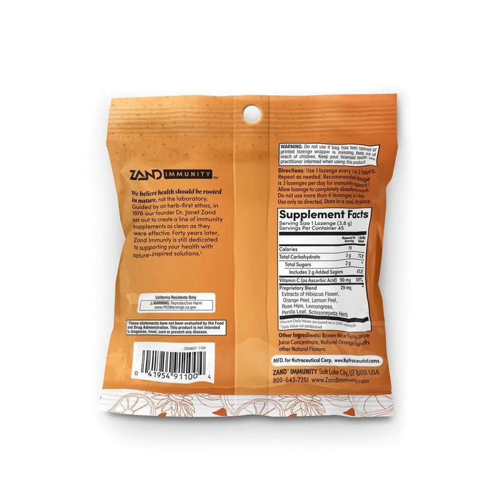 ZAND Orange C 45 Lozenge