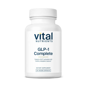 Vital Nutrients GLP-1 Complete | GLP-1 Probiotic, Prebiotic, Postbiotic + Hops Extract | Fast-Acting GLP-1 Activators Helps Curb Cravings | Vegan, Dairy & Gluten Free | 60 Capsules