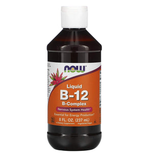 Now Foods Vitamin B-12 Complex Liquid 8oz - 0465 - The Oasis of Health