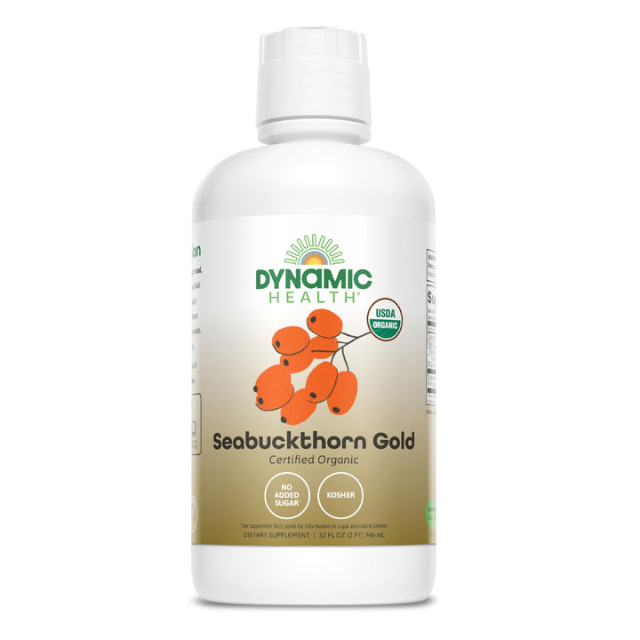 Dynamic Health Seabuckthorn Gold Certified Organic, 32 Fl Oz (7367500)