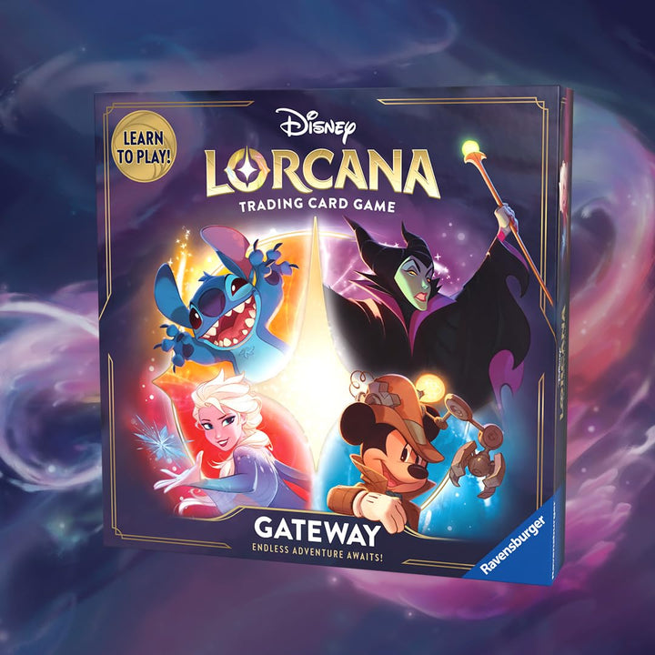 Ravensburger Disney Lorcana TCG: Gateway Board Game | Introductory Trading Card Game Experience for Ages 8+ | Learn to Play Disney Lorcana | Fun for New Players &amp; Families