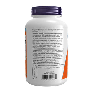 Now Foods Ultra Omega-3 Bovine Gelatin 180 Softgels - 1662 - The Oasis of Health