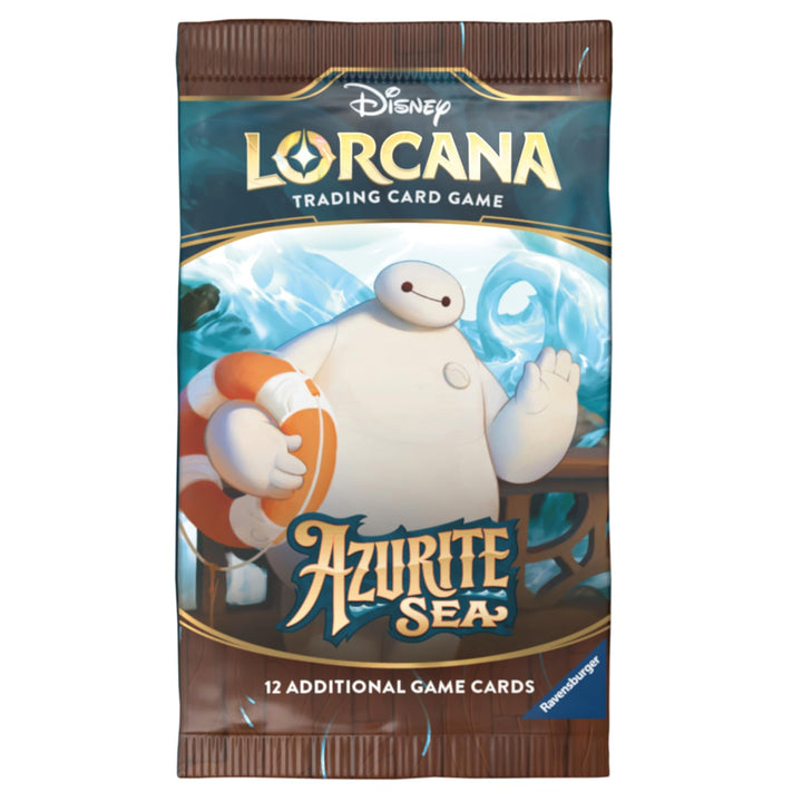 Ravensburger Disney Lorcana TCG: Azurite Sea Assorted Single Booster Pack (12 Cards) | Collectible Trading Cards | Ideal for Disney Fans &amp; TCG Players | Suitable for Ages 8+