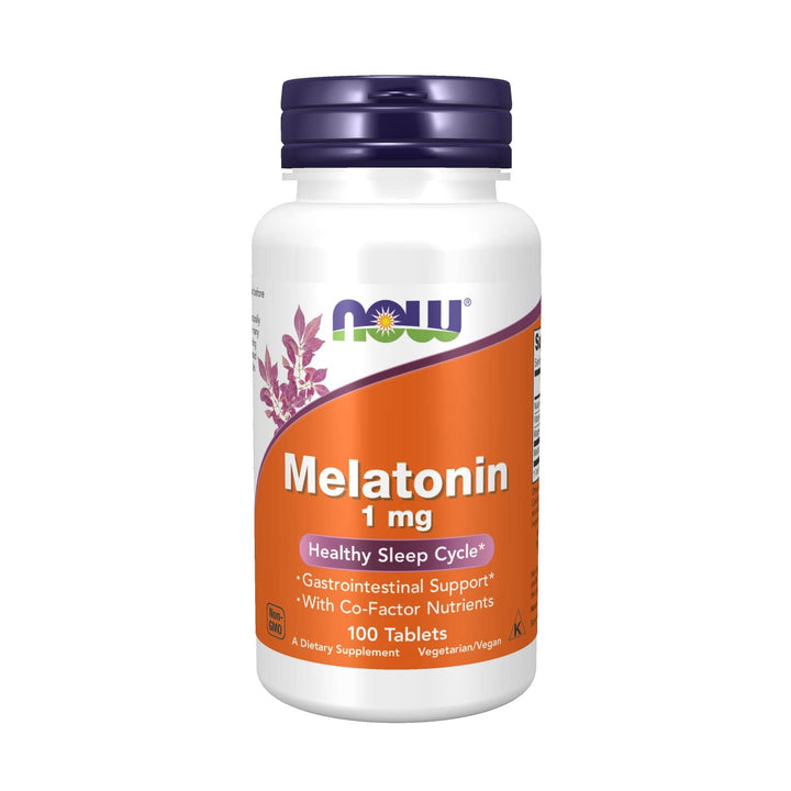 Now Foods Melatonin 1 mg 100 Tablets - 3262 - 2 Pack