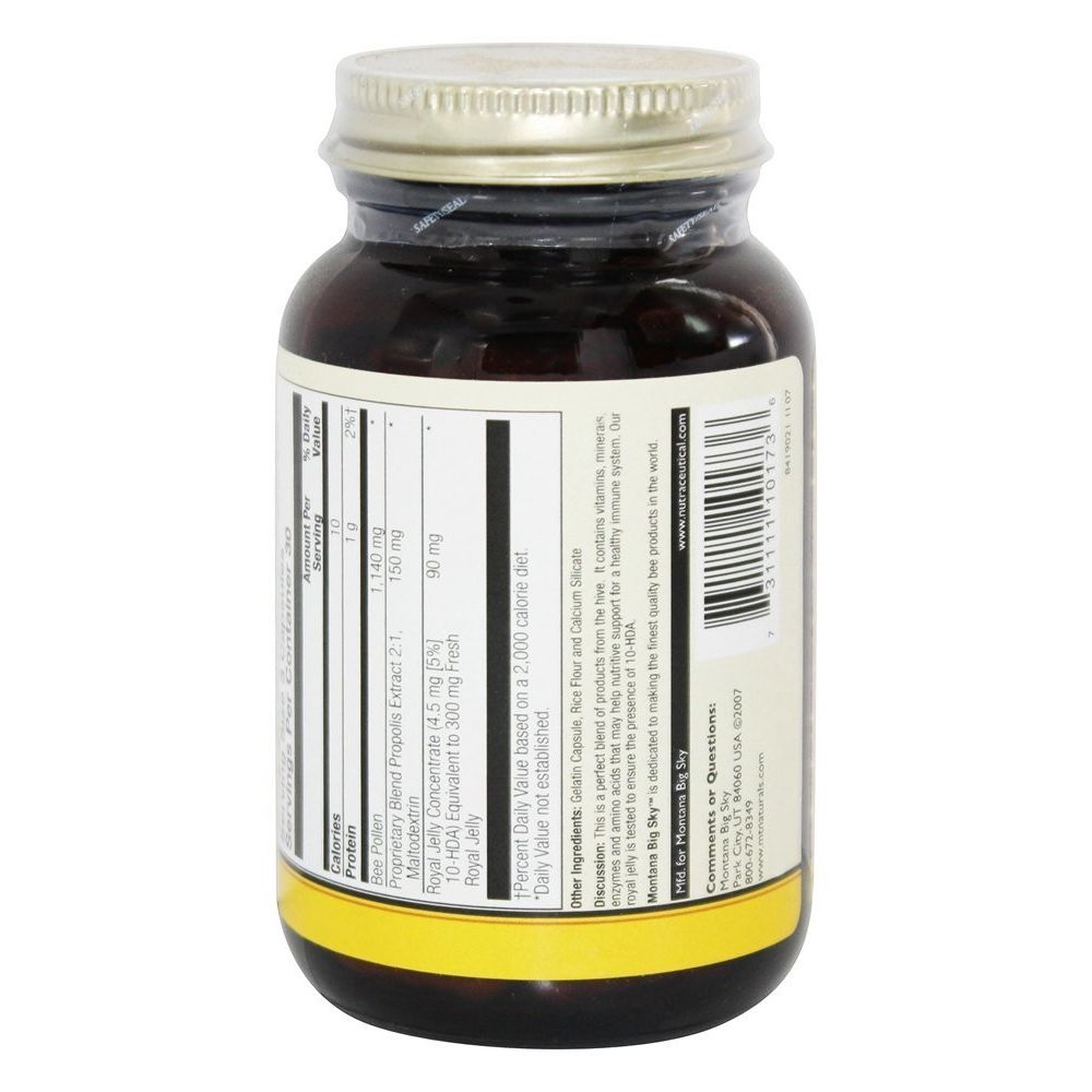 Montana Bee Pollen Royal Jelly and Propolis - 90 Capsules