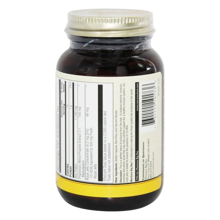 Montana Bee Pollen Royal Jelly and Propolis - 90 Capsules