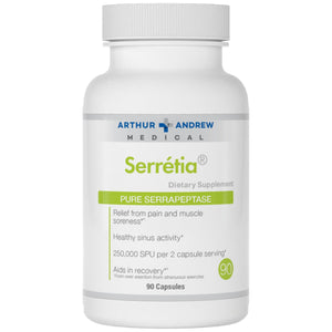 Light Gray Arthur Andrew Medical - Serretia Pure Serrapeptase - 90 Capsules