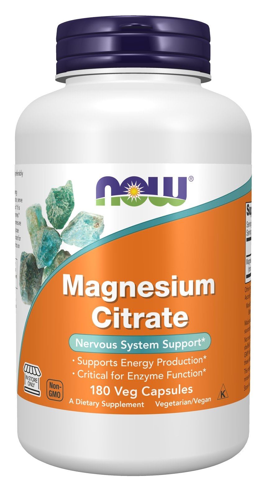 Now Foods Magnesium Citrate 180 VegCap