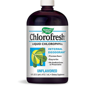 Nature's Way Chlorofresh Liquid Chlorophyll Internal Deodorant, unflavored 16 oz - The Oasis of Health