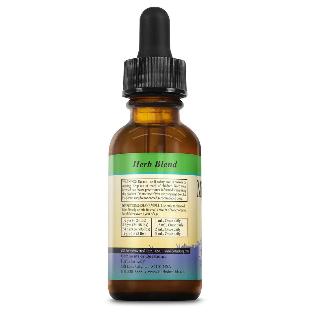 Herbs For Kids Minty Ginger, Liquid, Unflavored (Btl-Glass) | 1oz