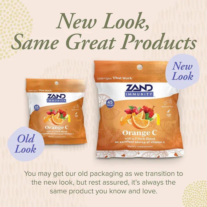ZAND Orange C 45 Lozenge