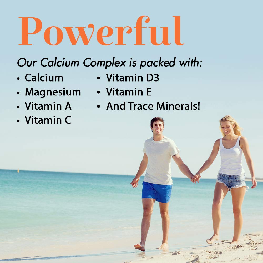 Dynamic Health Coral Calcium Complex | Bone Health &amp; PH Level Support | Easier Than Capsules, Liquid Supplement | with Magnesium | 32oz, 32 Serv