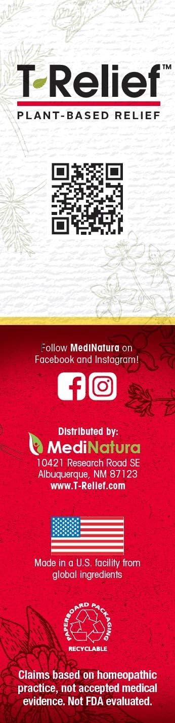 Medinatura T-Relief Extra Strength Pain Relief Cream 3 Oz