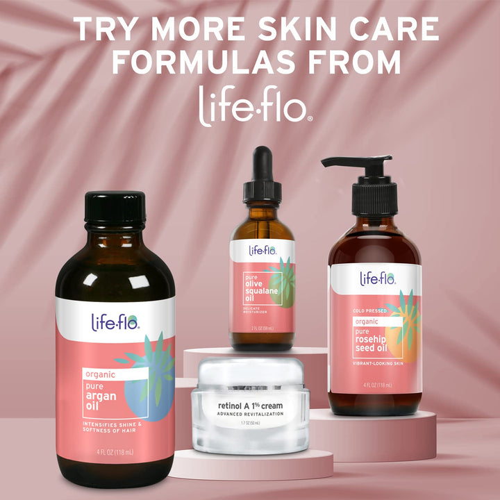 LIFE-FLO Aloe Vera, Soothing Moisture for Dry Skin Care, Calms Redness, Conditions &amp; Hydrates Skin with Organic Aloe Vera Juice, No Synthetic Thickeners or Fillers, 4 FL OZ