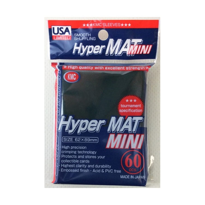 KMC Hyper Mat Mini Sleeves 60Ct - US Version (Green)