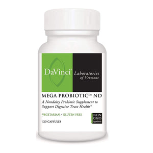 Davinci Laboratories Mega Probiotic ND Non-Dairy Digestive Health Supplement Bundle (2-Pack, 240 Count) (2 Items) - The Oasis of Health