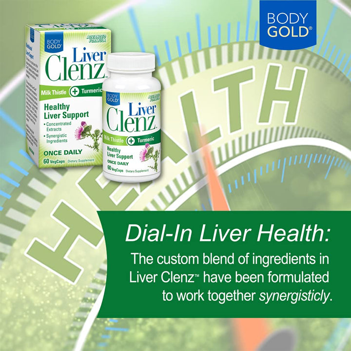 Body Gold, Liver Clenz, 60 Count