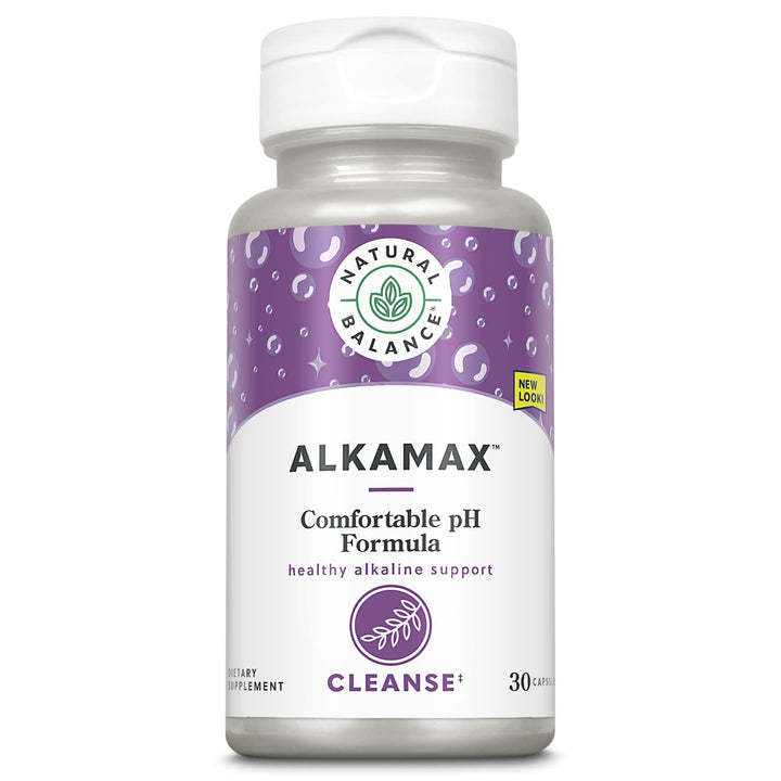 Natural Balance AlkaMax Capsules | pH Booster w/Calcium, Magnesium &amp; Potassium | Formulated to Help Neutralize Acidity | 30 CT