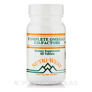 Complete Omega-3 Co-Factors (Adult Formula) - 60 Tablets by Nutri West - The Oasis of Health