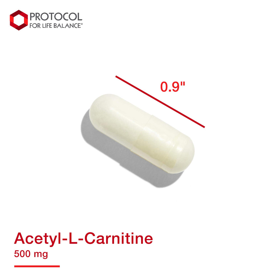 Light Gray Protocol For Life Balance Acetyl-L-Carnitine 500 Mg 100 Vcaps - P0076