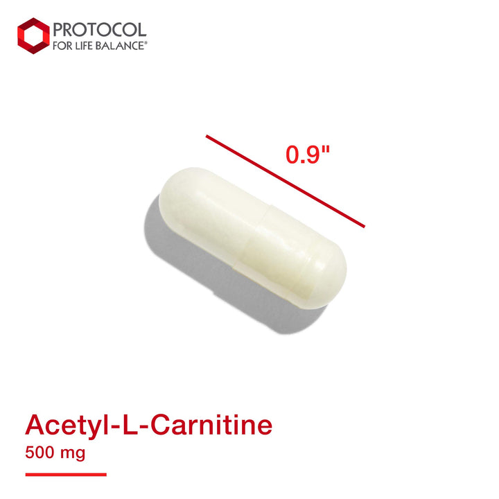 Light Gray Protocol For Life Balance Acetyl-L-Carnitine 500 Mg 100 Vcaps - P0076