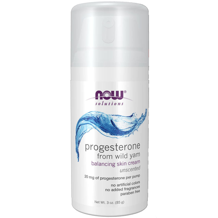 Now Solutions Natural Progesterone Balancing Skin Cream Unscented 3oz - 3338 - 5 Pack