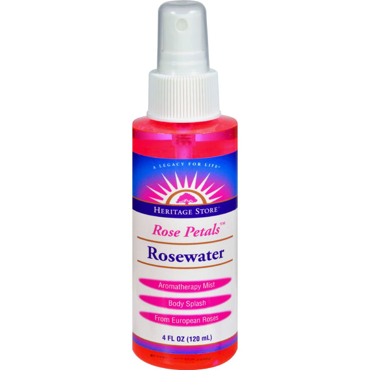 Heritage ProduCTs Flower Water Atomizer Rose - 4 Oz