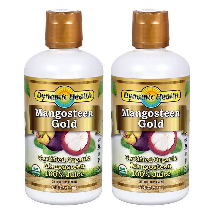 Mangosteen Gold 100% Pure Dynamic Health 32 oz Liquid