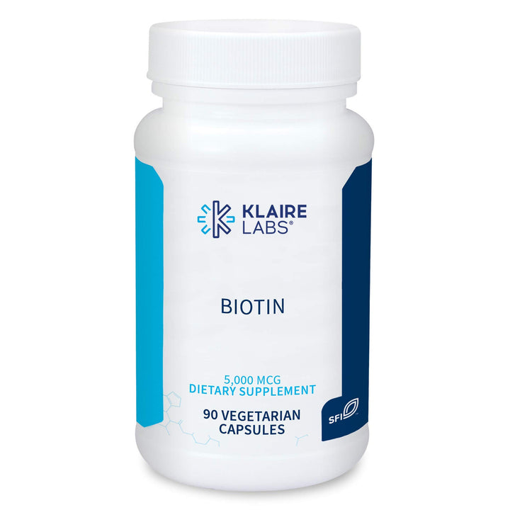 Klaire Labs Biotin 5000 mcg 90 Capsules
