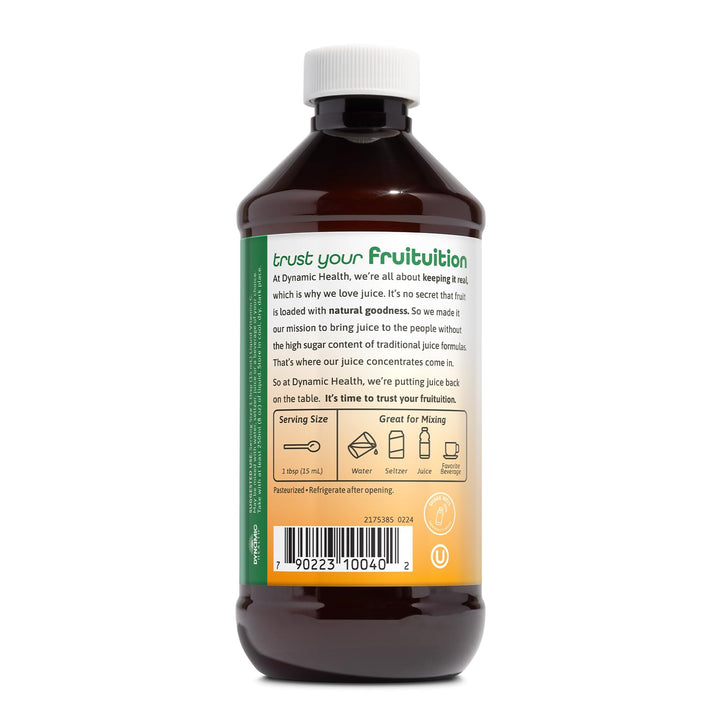 Dynamic Health Liquid Vitamin C Natural Citrus - 1000 mg per Serving, Liquid Supplement for Men and Women, with Bioflavonoids &amp; Rose Hips, Vegetarian &amp; Gluten Free - 8 fl oz