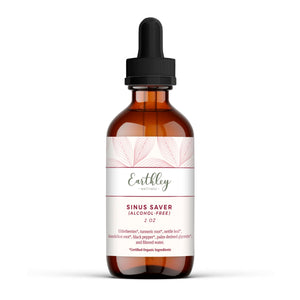 Earthley Wellness Sinus Saver, Natural Remedy, Free of Allergens, Parabens, and Preservatives, Helps Boost Vitamin C (2 oz., Alcohol Free) - The Oasis of Health