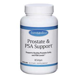 Euromedica Prostate & PSA Support - 60 Softgels - Supports Healthy Prostate Cells & PSA Levels - with Curcumin, Pomegranate Seed Oil & Vitamin D3 - Non-GMO, Gluten Free - 30 Servings