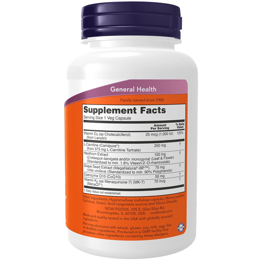 NOW Foods Supplements, Clinical Cardio, Cardiovascular Support*, Helps Maintain Blood Pressure Already Within the Healthy Range*, Clinically Validated Ingredients, 90 Veg Capsules