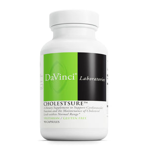 DaVinci Labs CholestSure - Dietary Supplement to Support Cardiovascular Health and Maintain Healthy Cholesterol Levels - With Chromium, Red Yeast Rice and More - Gluten-Free - 90 Vegetarian Capsules