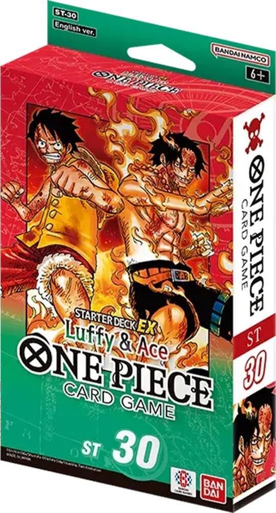 One Piece TCG: Ace &amp; Luffy Starter Deck Display (ST-30, 6CT) by BANDAI JAPAN